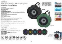 Color Changing Bluetooth Rechargeable Speaker - with Siri, Google Now & Melody Voice Control - Dust/Waterproof Portable Wireless Speaker - Speakerphone W/Audio Caller ID - 8 Hours of Music