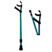 LFFME Crutches Adults, Foldable Aluminum Forearm Crutches with Ergonomic Comfortable Grips, Underarm Crutches for Adults and Teenagers