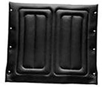 Invacare Seat Upholstery, 16 Inch Wide x 16 Inch Deep, Embossed, Black