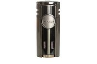 Xikar High Performance HP4 Diamond Quad Flame Cigar Lighter, in Attractive Gift Box, in-line Fuel Adjustment Wheel, Oversized Double EZ-View Fuel Windows, Lifetime Warranty, Gunmetal 2