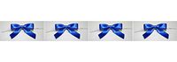 Reliant Ribbon Satin Twist Tie Small Bows, 5/8 Inch X 100 Pieces, Royal (Fоur Paсk)