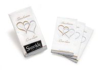 Darice VL10244 Two Hearts One Love Pocket Tissues