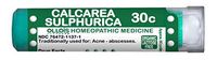 OLLOIS-Organic Lactose-Free Calcarea Sulphurica 30C Homeopathic Medicines, Pellets, 80Count for Acne, Abcesses