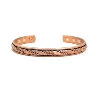 Accents Kingdom Magnetic Copper Therapy Arthritis Relief Golf Cuff Bangle Bracelet, Rope