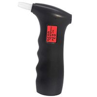 Alcohol Tester, Breath Analyzer Digital Alcohol Breathalyzer with Digital LCD Display 5 Mouthpiece Outdoor Drivers or Home Use