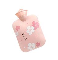 Cherry Blossoms Pattern Hot Water Bottle Square Plastic 21 * 13cm, Random Style