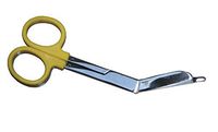 Lister Bandage Scissors 5.5", Stainless Steel with Yellow Handle
