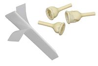 25 Rubber Urinal Bag Male External Catheter Single use with Adhesive Strip ((Small 20 mm 0.8 Inches))