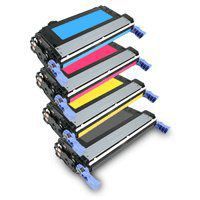 Compatible for HP CP4005 Toner Cartridges Combo - 4pk (BCMY) for Color LaserJet CP4005dn