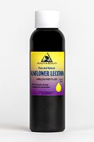 Lecithin Sunflower Unbleached Fluid Liquid Emulsifier Emollient Stabilizer Pure 2 oz