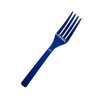 Northwest Medium-Weight Hard Plastic Plastic Forks (Royal Blue, 50 Count)