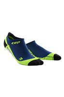 Men’s No Show Compression Running Socks - CEP (Deep Ocean/Green) 5