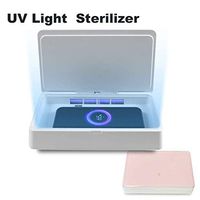 Horenme UV Cell Phone Ṡaṇiṫizѐṙ,Portable UV Light Smart Phone Sterilizer,Aromatherapy Function Disinfector Jewelry Watches Case