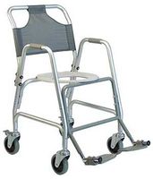 Graham Field Deluxe Shower Wheelchair With 5" Wheels And Footrests