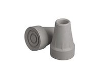 Medline G00842 Guardian 7/8" Super Crutch Tip, Gray (Pack of 8)
