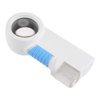 uxcell Magnifying Glass with Light, 12X LED Illuminated Handheld Magnifier 1200% Loupe w Handle,for Book and Newspaper, Jewelry, Antiques, Coins, Rocks, Stamps, Watches, Repair