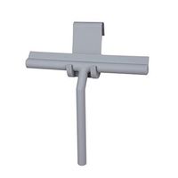 IMEEA Shower Squeegee Window Glass Wiper Scraper Cleaner with Silicone Blade & Holder Hook for Bathroom/Kitchen/Car Glass/Mirror/Door/Tile, 8-Inch (Light Gray)