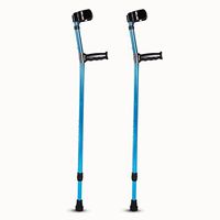 Crutches Arms Portable Elbow Walking Stick Folding Thick Aluminum Alloy Disabled (Size : One Pair)