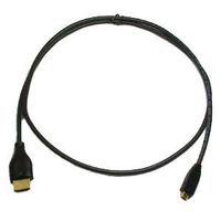 3Ft HDMI A-M to Micro(D)-M Thin Cable High Speed w/Ethernet 36AWG