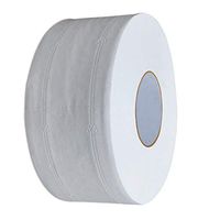 4-PLY Jumbo White Roll Paper Towels Kitchen Household Hand Tissue Bathroom Toilet Paper, Skin & Eco Friendly Huge Rolls Paper Towel Roll (2 Rolls)