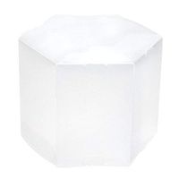 Frosted Hexagon Box | 25 Count | Size: 3 1/2" x 3 1/2" x 3” | Small Decorative Candy Gift Box for Crafting, Wedding + Birthday Favors | Packaging for Chocolate, Jewelry, Cupcakes | FS352F