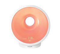 Philips SmartSleep (HF3650/60) Sleep & Wake-up Light Therapy Lamp, With Sunrise Alarm & SunSet Fading Night Light, White