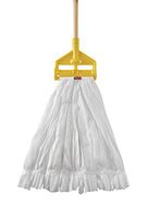 Rubbermaid Commercial Medium Disposable Mop- 1 Inch Headband