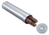 Visol VCASE111A Worldwide Aluminum Cigar Case/Travel Humidor