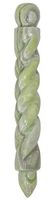 HARMONIZE Energy Generator Serpentine Stone Reiki Healing Spiral Massage Pencil Wand Gemstone