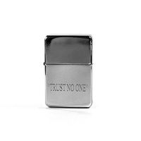 Lighter -"TRUST NO ONE" High Polish Chrome - Star Int. Inc Brand