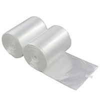 Yubine 6 Gallon Clear Trash Bags for Office, Bathroom, 220 Counts