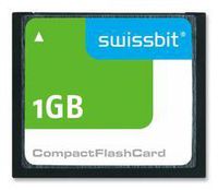 SWISSBIT SFCF1024H1BK2TO-I-MS-553-SMA CARD, COMPACTFLASH, 1GB