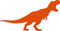 hBARSCI T-Rex Vinyl Decal - 5 Inches - for Cars, Trucks, Windows, Laptops, Tablets, Outdoor-Grade 2.5mil Thick Vinyl - Orange