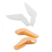 2 Pair Silicone Bunion Protector Little Toe Corrector Straightener Corrector