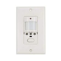Hubbell Unenco IWS-ZP-3P-W Passive Infrared Occupancy Wall Switch, White