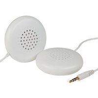 GangSam Mini Pillow Stereo Dual Speakers 3.5mm Plug White For MP3, MP4 Players, Smartphones iPhone iPod CD and Radio