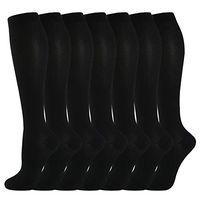 Compression Socks for Women & Men 15-20 mmHg is Best Graduated Athletic Running Flight Travel Nurses Pregnant - Boost Performance Blood Circulation & Recovery