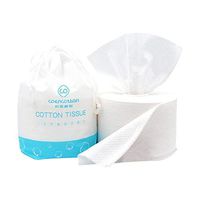 Cotton Tissue Disposable Makeup Wipes Remover Face Towel Non-irritating Portable Cotton Face Tissues for Women