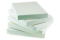 Clever Creations - Small White Shirt Gift Box with Lid - Use for Christmas, Birthday, Holiday Presents - 5 Pack - 10.5 x 7.75 x 1.25 Inches