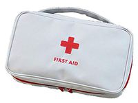 ArtMed All- Purpose Aid Kit, First Aid Kit Aid Kit Medical for Outdoor Travel Medical Kit First Aid for Office Home First Aid Kit Hiking Camping Emergency Kit FSA Eligible Items Only (White/Red)