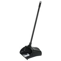Rubbermaid Commercial Executive Series Lobby Pro Dustpan with Long Handle, Black (FG253104BLA)