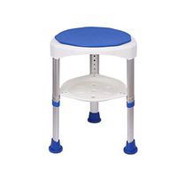 GDBSS Adjustable Height Bath Stool, Bath Chair Non-Slip 360-degree Rotating Bath Stool Non-Slip Shower Chair Pregnant Woman Bathroom Stool Comfortable (Color : A)