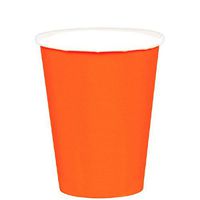 Orange Peel Paper Cups| 9 oz.| Pack of 20| Party Supply