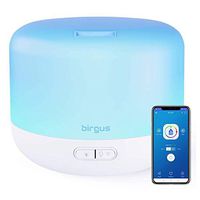 Smart Wifi Enable Essential Oil Aromatherapy Diffuser, works with Alexa, Google Home & APP (300ml)