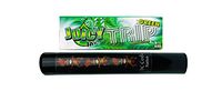 Herb Airtight Tube Pocket Protector with Juicy Jay's Green Trips 1.25 Flavored Hemp Rolling Papers 1 Count DC Crafts Nation- Tiki Man