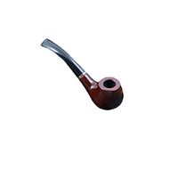 WHATWEARS 1x Wooden Enchase Durable Smoking Pipe Tobacco Cigarettes Cigar Pipe Gift