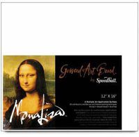 Mona Lisa Gessoed Art Board, Multi-Application Surface, 9 X 12 inches, White (0010305)