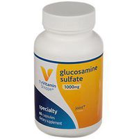The Vitamin Shoppe Glucosamine Sulfate 1,000MG, Supports Joint Health, Natural Amino Sugar (60 Capsules)