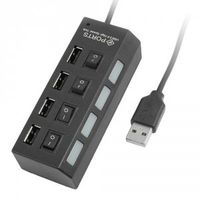 High Speed 4 Port USB 2.0 Hub Adapter