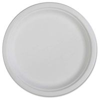 Genuine Joe GJO10218 Joe Compostable Plates Table Ware, 10", White